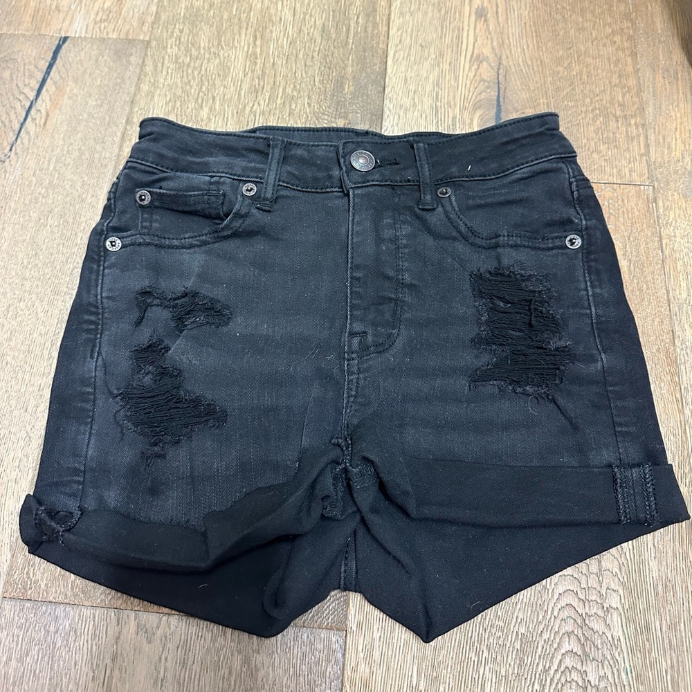 These are black size 00 American eagle jeans
